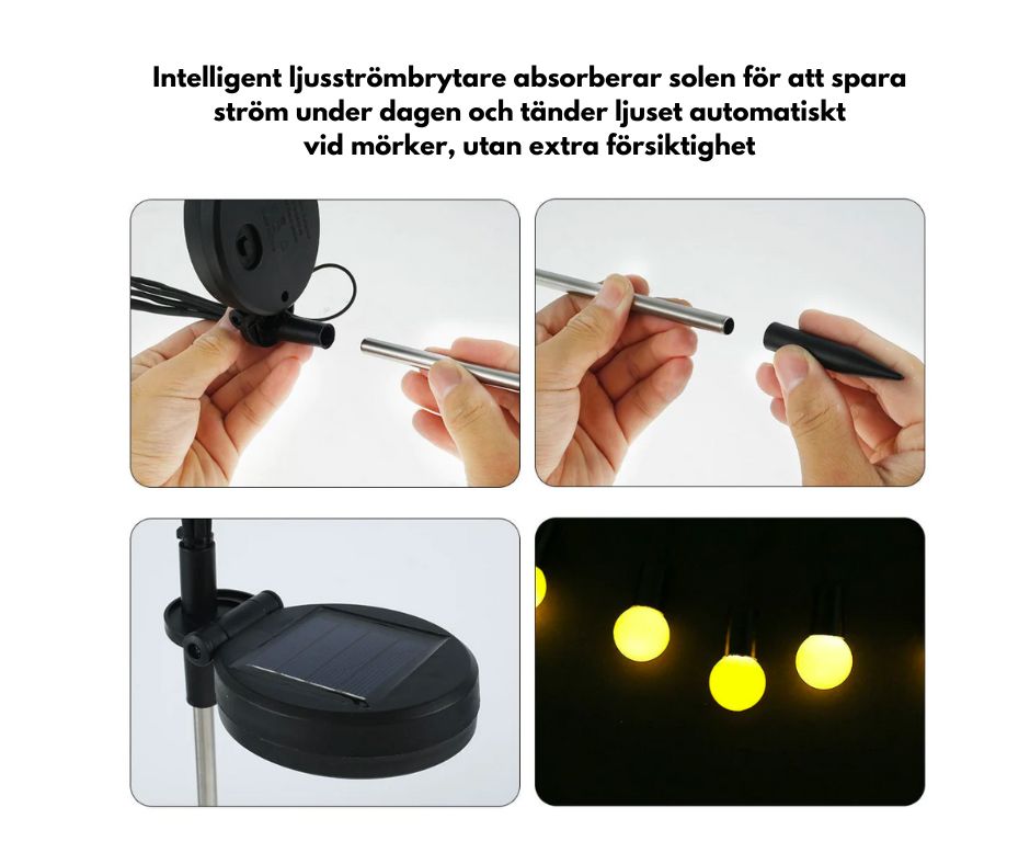 Solenergi® | Unika LED-eldflugor