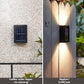 Trådlösa LED Solar Wall Lights Deluxe - Skapa den perfekta atmosfären i din trädgård!