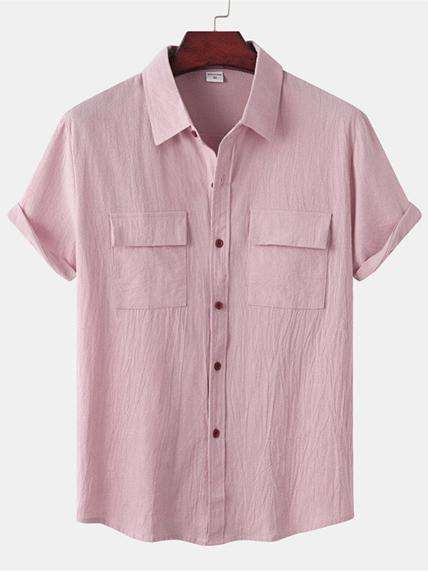 Cornelis | Kortärmad bomullskjorta för män